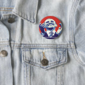 Badge Rond 5 Cm Barack Obama (En situation)