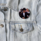 Badge Rond 5 Cm Barack Obama (En situation)