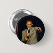 Badge Rond 5 Cm Barack Obama (Devant & derrière)