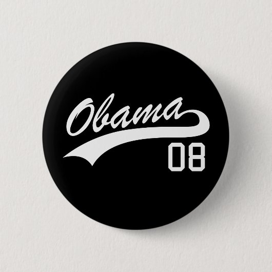 Badge Rond 5 Cm Barack Obama 2008 Jersey Button (Devant)
