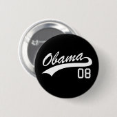 Badge Rond 5 Cm Barack Obama 2008 Jersey Button (Devant & derrière)
