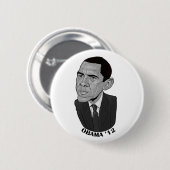 Badge Rond 5 Cm Barack Obama 2012 (Devant & derrière)