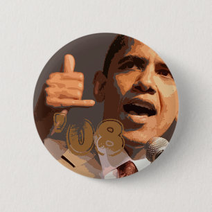 Badge Rond 5 Cm barack_obama-779027, '08