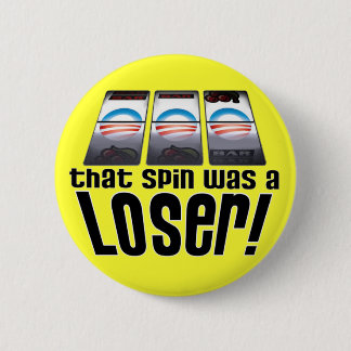 Badge Rond 5 Cm Barack Obama - perdant !