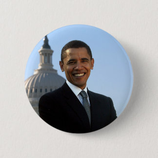 Badge Rond 5 Cm Barack regardant le PIn de Sly