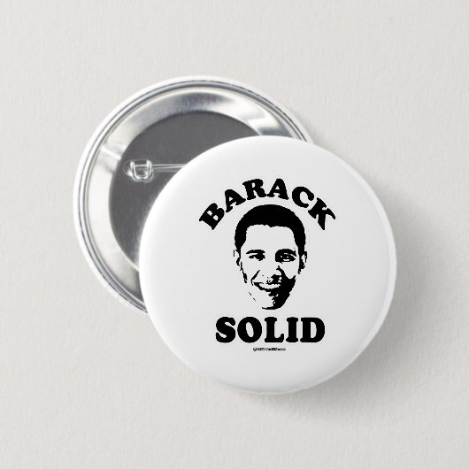 BADGE ROND 5 CM BARACK SOLID (Devant & derrière)