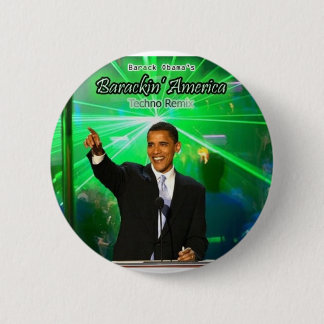 Badge Rond 5 Cm barackin Amérique