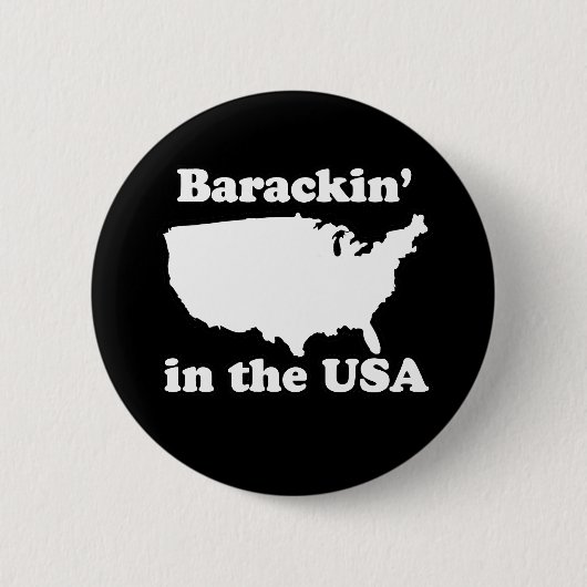 BADGE ROND 5 CM BARACKIN' USA (Devant)