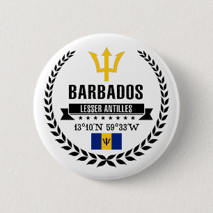 Badge Rond 5 Cm Barbade