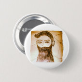 Badge Rond 5 Cm Barbe (Devant & derrière)