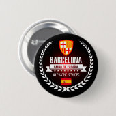 Badge Rond 5 Cm Barcelone (Devant & derrière)