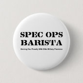 Badge Rond 5 Cm Barman de Spéc. Ops (Devant)