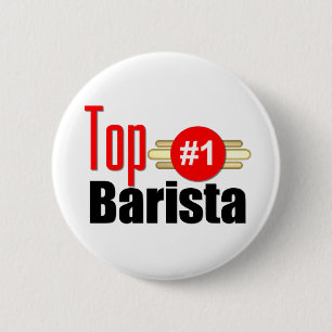 Badge Rond 5 Cm Barman supérieur