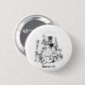 Badge Rond 5 Cm Baron O Button (Devant & derrière)