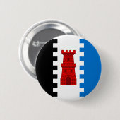 Badge Rond 5 Cm Barony of South Downs Insigne de la population (Devant & derrière)