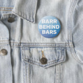 Badge Rond 5 Cm Barr derrière des barres (En situation)