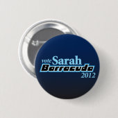 Badge Rond 5 Cm Barracuda 2012 de Sarah (Devant & derrière)