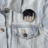 Badge Rond 5 Cm Barrage Hoover (En situation)