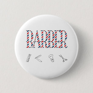 Badge Rond 5 Cm Barre