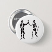 Badge Rond 5 Cm Bart Roberts-Noir (Devant & derrière)