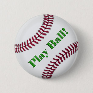 Badge Rond 5 Cm Base-ball