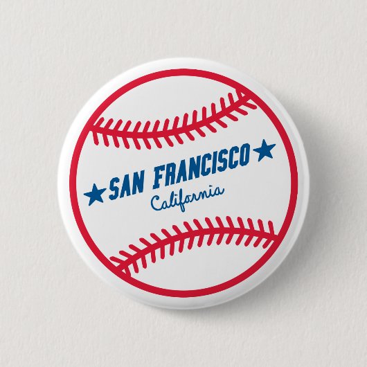 Badge Rond 5 Cm Base-ball de San Francisco (Devant)