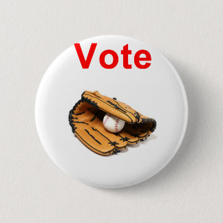 Badge Rond 5 Cm Base-ball Mitt Romney 2012