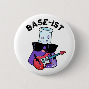 Badge Rond 5 Cm Base ist Funny Chimie Pun