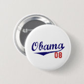 Badge Rond 5 Cm baseall d'obama (Devant & derrière)