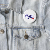 Badge Rond 5 Cm baseall d'obama (En situation)