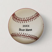 Badge Rond 5 Cm Baseball (Devant)