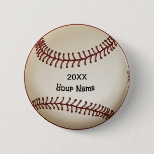 Badge Rond 5 Cm Baseball
