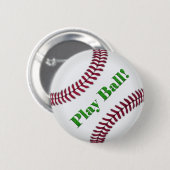 Badge Rond 5 Cm Baseball (Devant & derrière)