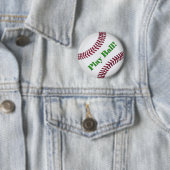 Badge Rond 5 Cm Baseball (En situation)