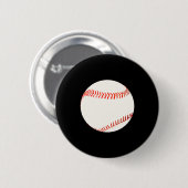 Badge Rond 5 Cm Baseball Design (Devant & derrière)