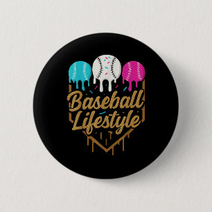 Badge Rond 5 Cm Baseball Lifestyle 101 Vêtements Jeune Baseball Dr