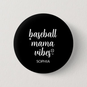 Badge Rond 5 Cm baseball Maman cadeau de jour pour maman