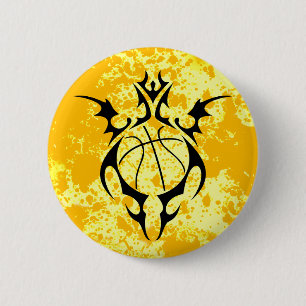 Badge Rond 5 Cm baseball. tribal.