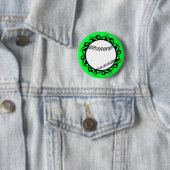 Badge Rond 5 Cm baseball. tribal. (En situation)