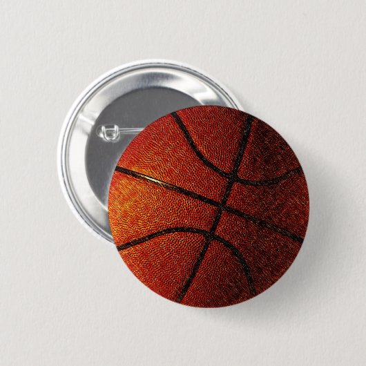 Badge Rond 5 Cm Basket (Devant & derrière)