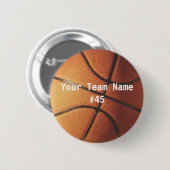 Badge Rond 5 Cm Basket (Devant & derrière)