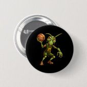Badge Rond 5 Cm Basket-ball (Devant & derrière)