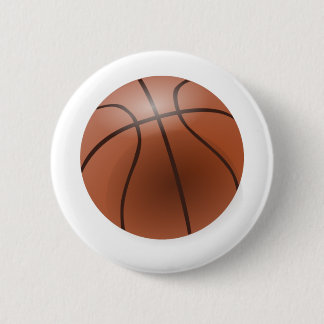 Badge Rond 5 Cm Basket-ball