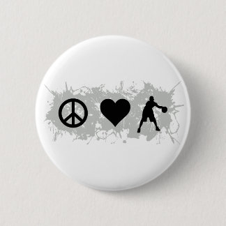 Badge Rond 5 Cm Basket-ball 1