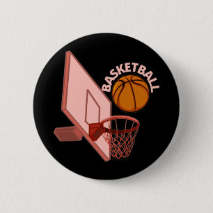 Badge Rond 5 Cm Basket-ball 2