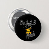 Badge Rond 5 Cm Basket-ball #4 (Devant & derrière)