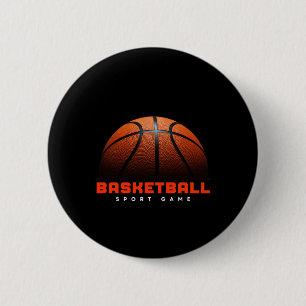 Badge Rond 5 Cm Basket-ball 5