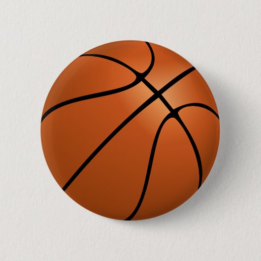 Badge Rond 5 Cm basket-ball (balle) (Devant)