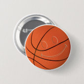 BADGE ROND 5 CM BASKET-BALL DE VISAGE (Devant & derrière)