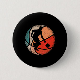 Badge Rond 5 Cm Basket-ball Enfants et adultes Gadget conception B